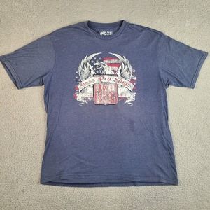 Bass Pro Shops T-Shirt Mens XL Blue Short Sleeve An American Tradition